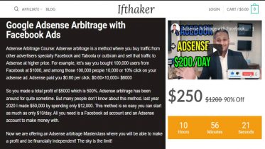 Ifthaker - AdSense Arbitrage Full Masterclass Course