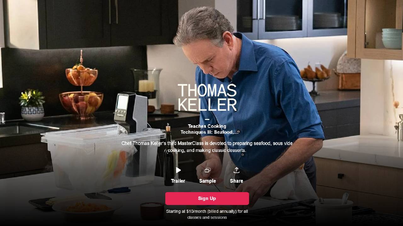 MasterClass – Thomas Keller Teaches Cooking Techniques III