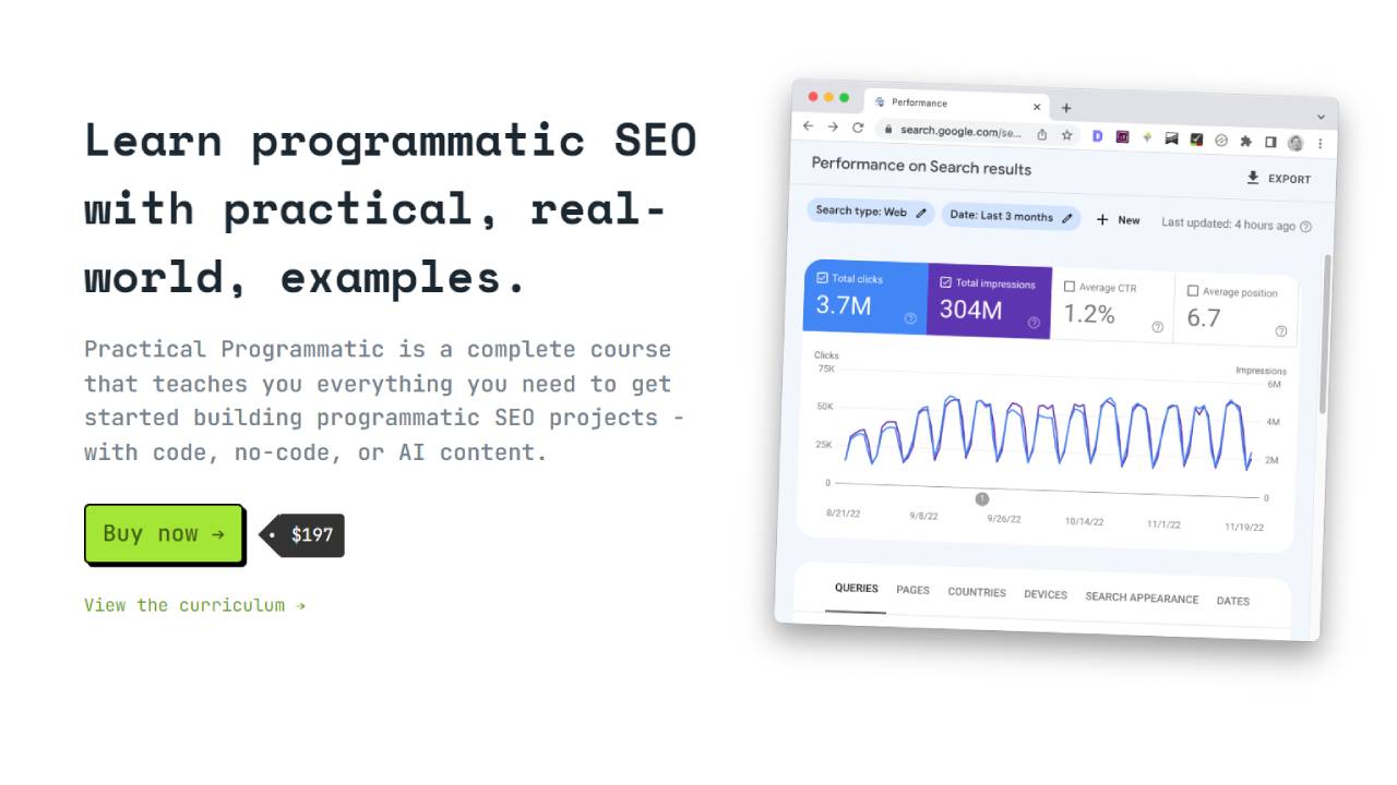 Programmatic SEO with Practical Examples